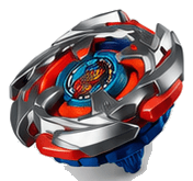 Trottola Dran Buster 1-60A rossa e argento
